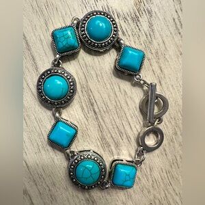 Antique German Silver Beaded Bracelet